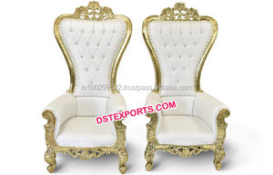 Game of thrones de mariage indien en bois, canapé en bois sculpté doré, ensemble de canapé de mariage, dernier modèle, livraison gratuite - Product Image 2