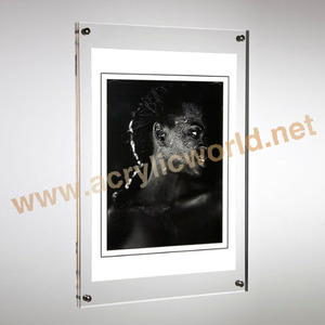 Wall <b>Mounted</b> poster <b>frame</b> Clear Acrylic <b>Photo</b> <b>Frames</b> for New Products acrylic <b>photo</b> block <b>frame</b> - Product Image 4