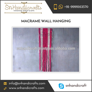 Décoration murale en macramé tendance en coton bohème de haute qualité à vendre - Product Image 1