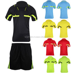 New Men's Soccer Football Jersey Short Sleeve Shirt Shorts for <b>Referee</b> - Product Image 4