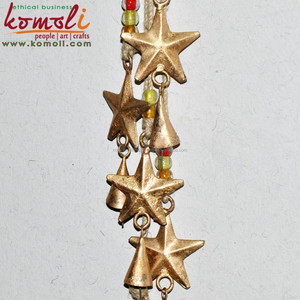 กระดิ่งโลหะเหล็กขนาดเล็กพร้อมดาวพิมพ์แบบกำหนดเองสำหรับบ้านและสวนตกแต่งกลางแจ้งนำเข้าจากอินเดีย - Product Image 4