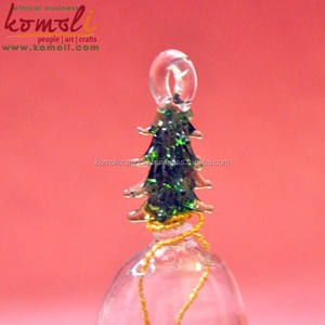 ลูกบอลแก้วเป่ามือประดับต้นคริสต์มาสสไตล์วินเทจสำหรับตกแต่งวันหยุด - Product Image 6