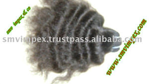 Cabello humano indio Temple que teje el cabello de extensión sin procesar con ondas naturales sueltas ondas profundas estilos de rizos italianos - Product Image 5