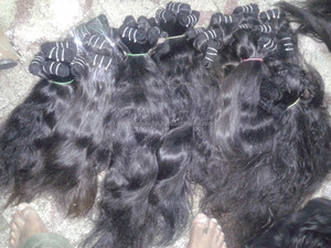 Extensions de cheveux humains ondulés indiens Remy 100% Virgin Water avec double trame et attache tissage à la machine - Product Image 2