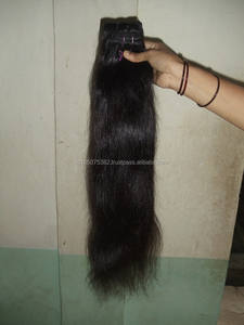 Cabello ondulado de trama Remy virgen indio, producto de extensión de tejido de cabello humano Premium, 28 pulgadas, negro/marrón - Product Image 4