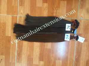 Muy Bueno, I Tip # Extensiones de Cabello Humano Virgen Remy de Vietnam, 100g, Longitud de 8 a 40 Pulgadas - Product Image 1