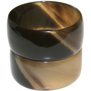 Bracelet en corne de baleine/vache en laiton, bijoux à la mode fait à la main en inde, nouveau design - Product Image 3