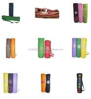 Sac de transport pour tapis de yoga sur mesure de haute qualité, ensemble OEM, marque privée, couleur personnalisée, MOQ 500 pièces, modèle 0020, fabriqué en Inde