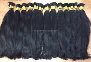 ขายส่งธรรมชาติตรงสีดำคู่วาดเรมี่หนังกำพร้าชิดวัตถุดิบเวอร์จินเวียดนามมนุษย์ผมส่วนขยาย - Product Image 6