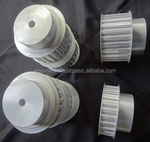 ลูกรอกขับเคลื่อนแบบคลาสสิกที่ผลิตด้วยเครื่องจักรซีเอ็นซีอย่างแม่นยำ ชิ้นส่วนระบบส่งกำลังสำหรับเครื่องจักรอุตสาหกรรม ผลิตตามแบบ OEM โลหะผสม ร่องเดียว - Product Image 6