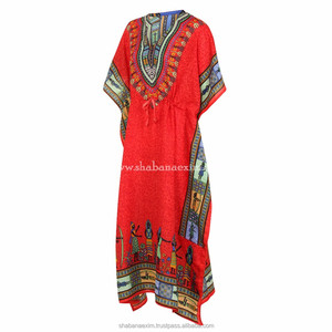 Hippy Boho Robe Musulmane Farasha Plage couvrir Tops Dashiki - Product Image 4