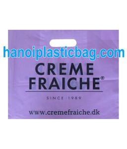 Bolsa de plástico biodegradable con asa, hecha en Vietnam - Product Image 3
