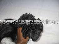 Tissage de cheveux humains bruts de temple. Extension de cheveux humains la plus vendue. Cheveux remy de vente chaude d'un donateur - Product Image 3