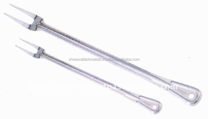 Fourchette à fruits de mariage en acier inoxydable de haute qualité couverts fourchette à deux broches - Product Image 5