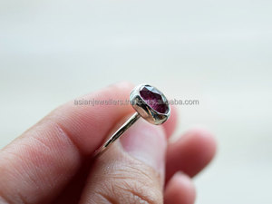 Anillo de amatista, anillo de Plata de Ley 925, anillo de piedras preciosas - Product Image 2