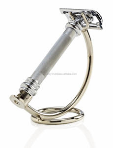 ชุดมีดโกนขอบคู่สำหรับผู้ชายปลอดภัยพร้อมใบมีดคู่และโครงสร้างโลหะฟรีใบมีด - Product Image 2