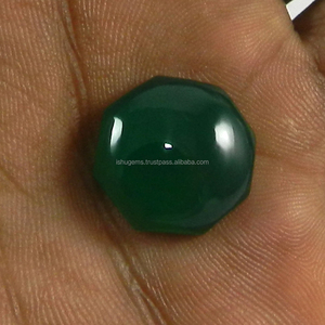 16มิลลิเมตรสีเขียวธรรมชาติพลอยนิล2.31 Gms บอลรูปร่างทำด้วยมือ Cabochon - Product Image 3
