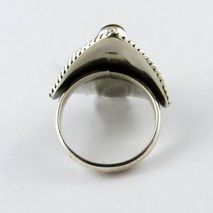 Bague en argent Sterling 925 œil de tigre à la mode, vente en gros, bijoux artisanaux en argent - Product Image 5