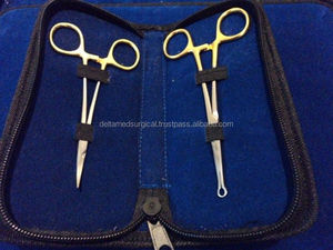 Kit de Vasectomía sin Bisturí con Mango Dorado, Pinzas, Anillo Hemostático, Kit de Cirugía Urológica - Product Image 4