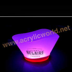 Porte-bouteille de vin avec led/bouteille de vin en acrylique seau à glace/seau à vin en acrylique comptoir d'affichage de vin - Product Image 1