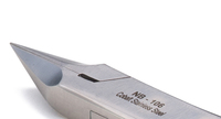 Pince à cuticules professionnelle Nghia OMI NB-106 en acier inoxydable chromé pour manucure et pédicure, avec poignée à mâchoires complètes et verrouillage