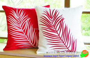 Almohada de masaje suave bordada de alta calidad de tamaño personalizado estilo cuadrado liso con logotipo para hoteles-Producto n. ° 3 - Product Image 1