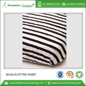 India Manufacturing Hot Sale Organic Cotton Fitted Crib Sheet - Product Image 3