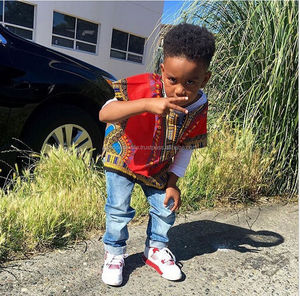 Dashiki-vestido con estampado Hippie para niños y niñas, ropa africana, camisa tradicional Dashiki, bohemio, Tribal, S M L XL - Product Image 4