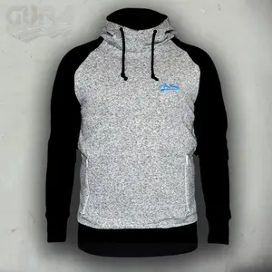 Moda yüksek yaka hoodie