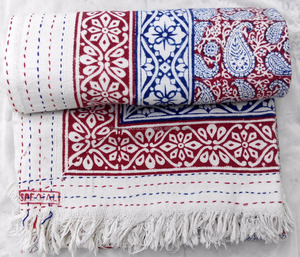 Nouveaux tapis de plage imprimés de bloc de main de concepteur en gros pour la plage et le jardin extérieur d'été, jet imprimé coloré pour les textiles à la maison - Product Image 3