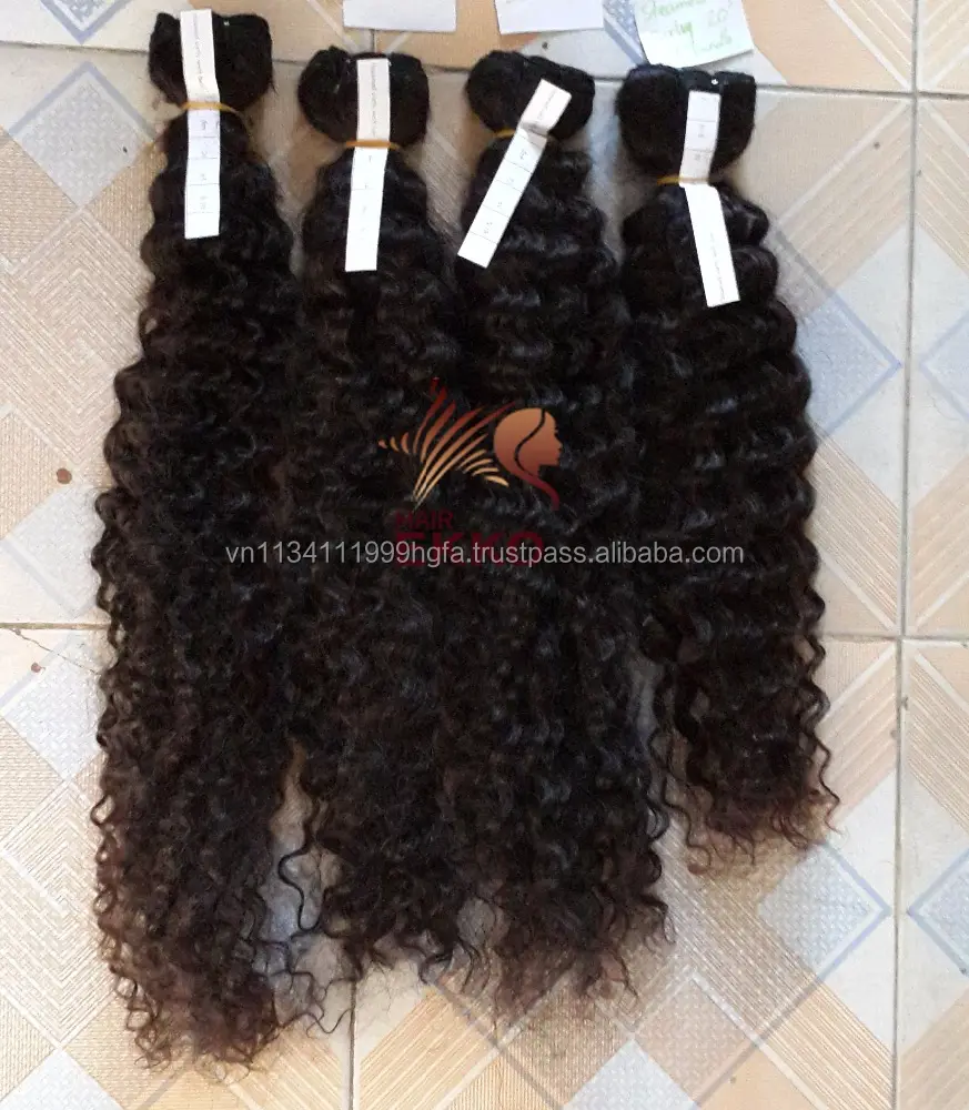 Top Grade 7A Steamed curly weft hair curls Weave 3pcs/lot Human Hair Extensions 2016