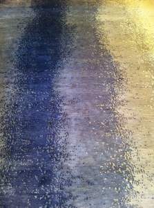 พรมขนสัตว์ทำมือปรับแต่งได้ทำด้วยมือพรมปูพื้นที่ทำจากโรงงานดีไซน์ร่วมสมัย - Product Image 3