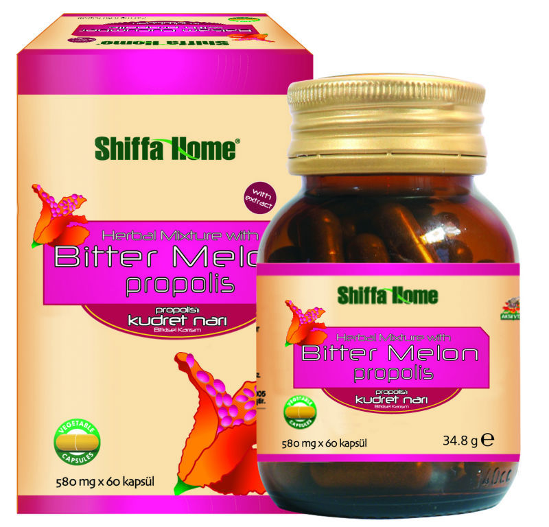 прополис и горькой дыни выдержка mix капсулы 530 мг х 60 природных питательных пищевых добавок