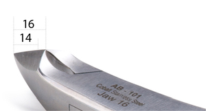 Système de soin des ongles NGHIA OMI Vietnam School AB-101 en acier inoxydable plaqué gris, double ressort, ensemble de manucure et pédicure, pousse-ongles - Product Image 5