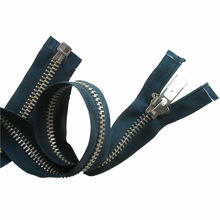 Fermeture éclair à glissière ouverte robuste en gros avec fonction de verrouillage automatique, caractéristiques imperméables, matériau nylon/plastique/métal - Product Image 4