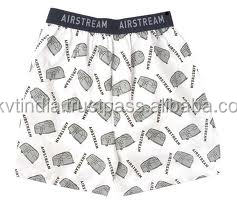 Calzoncillos bóxer elásticos de marca personalizados 100% algodón transpirable y sin costuras de talla grande tejido desechable - Product Image 4