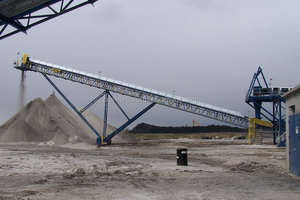 สายพานลำเลียงแบบซ้อนเรเดียลอัตโนมัติพร้อมสายพานขับเคลื่อนประหยัดพลังงานสำหรับขนถ่ายและเก็บในท่าเรือคลังสินค้าได้อย่างรวดเร็ว - Product Image 6