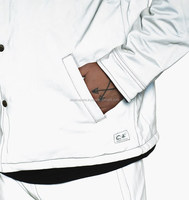 Chaqueta de entrenador de bombardero con cremallera ajustada unisex logotipo personalizado moda invierno cuero satén impermeable talla grande venta al por mayor de punto