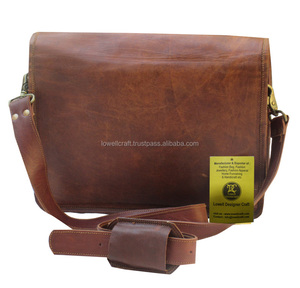 กระเป๋าหนังแท้ Lowell Designer Craft รุ่นคลาสสิกสำหรับผู้ชาย พร้อมตัวล็อคแบบ Hasp และสายสะพายที่ทนทาน - Product Image 2
