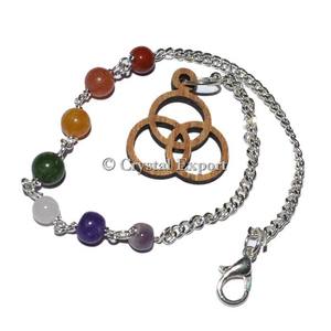 Wholesale Price Chakra Beads Sets Reiki Healing Feng Shui Style Made of Agate Gemstone Carved Engraving Technique Love Style - Product Image 1