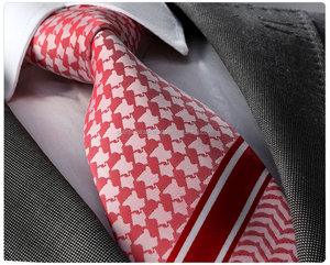 Cravate en soie de Palestine, cravate, corbata, gravate, krawatte, cravatta, cravate de mode pour hommes - Product Image 1