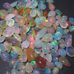 Prix de l'opale éthiopienne, pierres précieuses en vrac, cabochon ovale, poire, rond, taille et forme personnalisées - Product Image 6