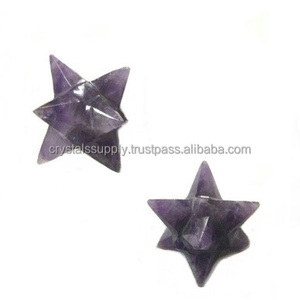Wholesale 14-Point Amethyst Merkaba Star Quartz Gemstone <b>Crystals</b> <b>for</b> Love Style Healing Supply and Sale - Product Image 1
