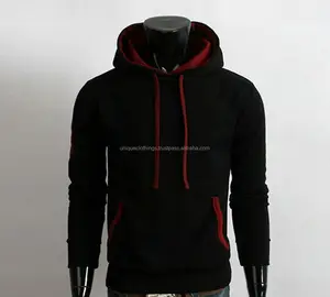 Custom wholesale blank black hoodies, mens cheap sports plain black Hoodies, cheap plain hoodies