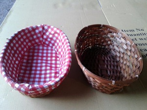 Cesta de pan de bambú barata hecha a mano - Product Image 6