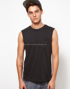 เสื้อยืดแขนกุดกีฬาโพลีเอสเตอร์สำหรับผู้ชายสั่งทำ - Product Image 6