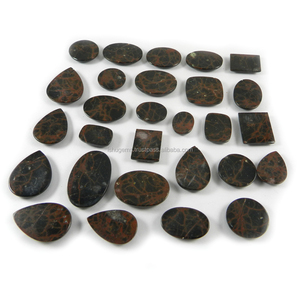 28 Piezas de Jaspe Telaraña Natural, 100 g, Cabujón de Forma Libre, Piedra Semipreciosa para Joyería, Gemas Ishu IG0286 - Product Image 2