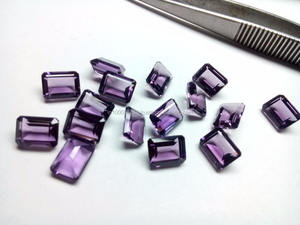 Lab Created Hydrothermal Brazil Amethyst Gemstone - Product Image 3
