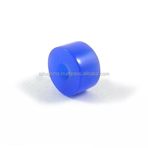 ลูกปัดหินสีฟ้า14X8X4.5มม.,ลูกปัดยางเรียบหินอัญมณีลูกปัดรูใหญ่ - Product Image 4