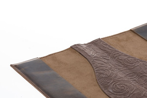 Organizador de agenda personalizado de tapa dura de tamaño A5 con portalápices, cubierta de cuaderno recargable de Planificador de cuero genuino - Product Image 5